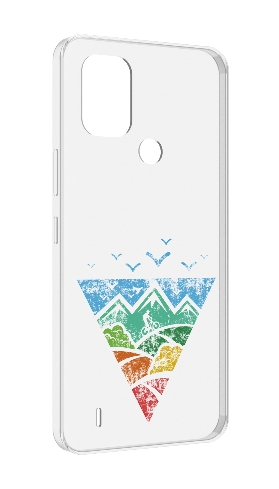 

Чехол MyPads Лес земля море чайки для Nokia C31, Прозрачный, Tocco