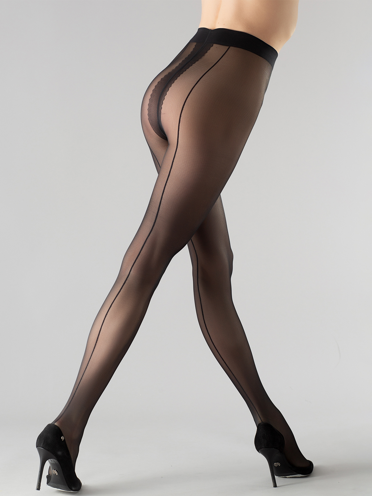 

Колготки женские Giulia RETE VISION CHIC черные 3 (M), RETE VISION CHIC