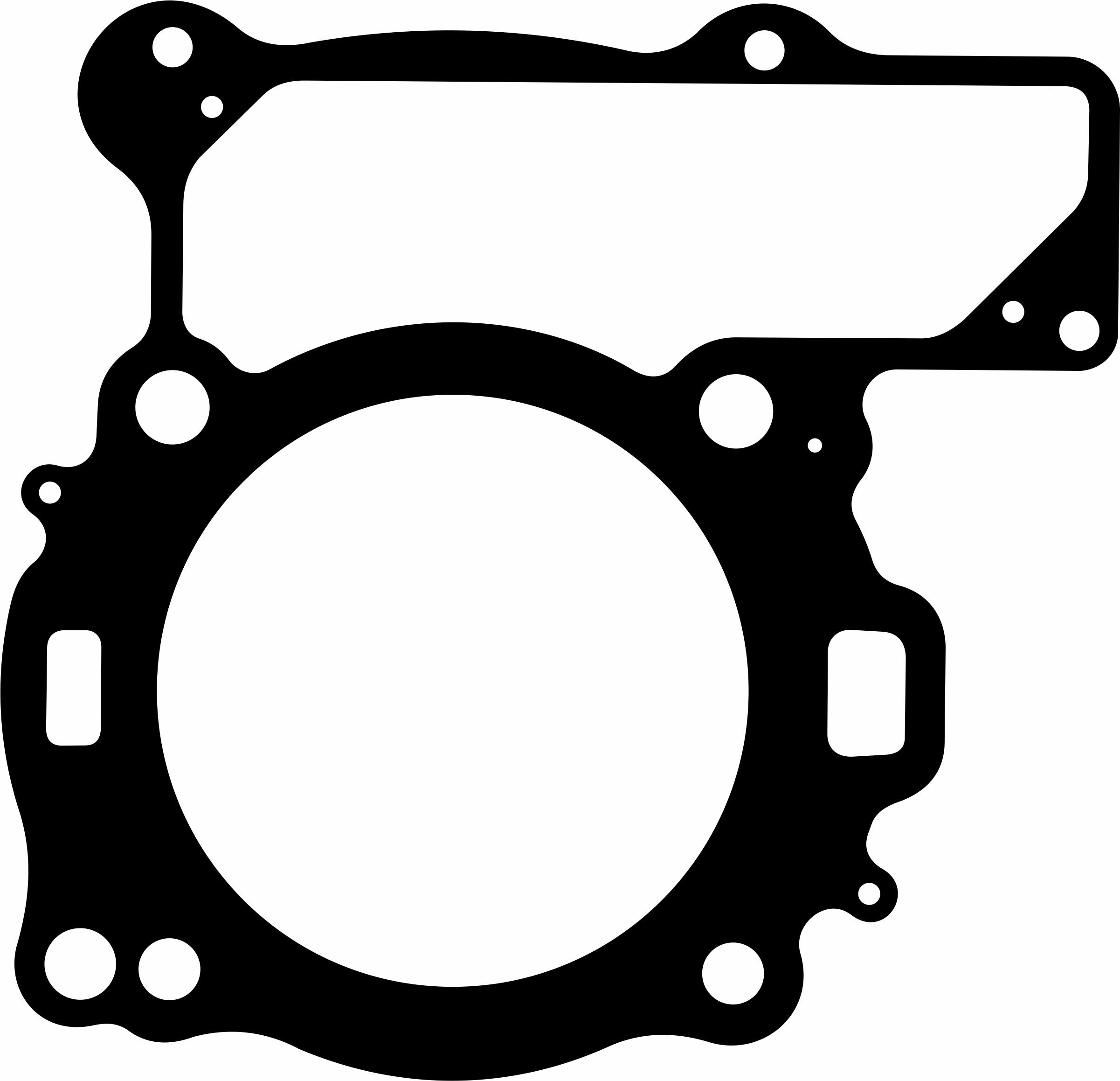 

Прокладка ГБЦ Harley Davidson V-ROD передний (17691-05К)