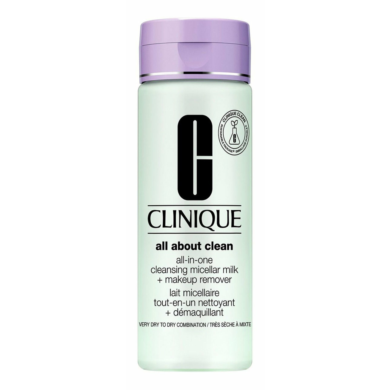 

Мицеллярное молочко Clinique All About Clean All-in-One Very Dry to Dry Combination 200 мл