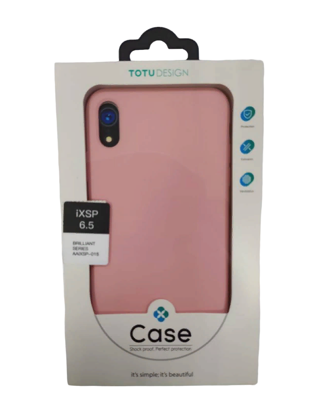 

Накладка для iPhone XS Max TOTU силикон розовый