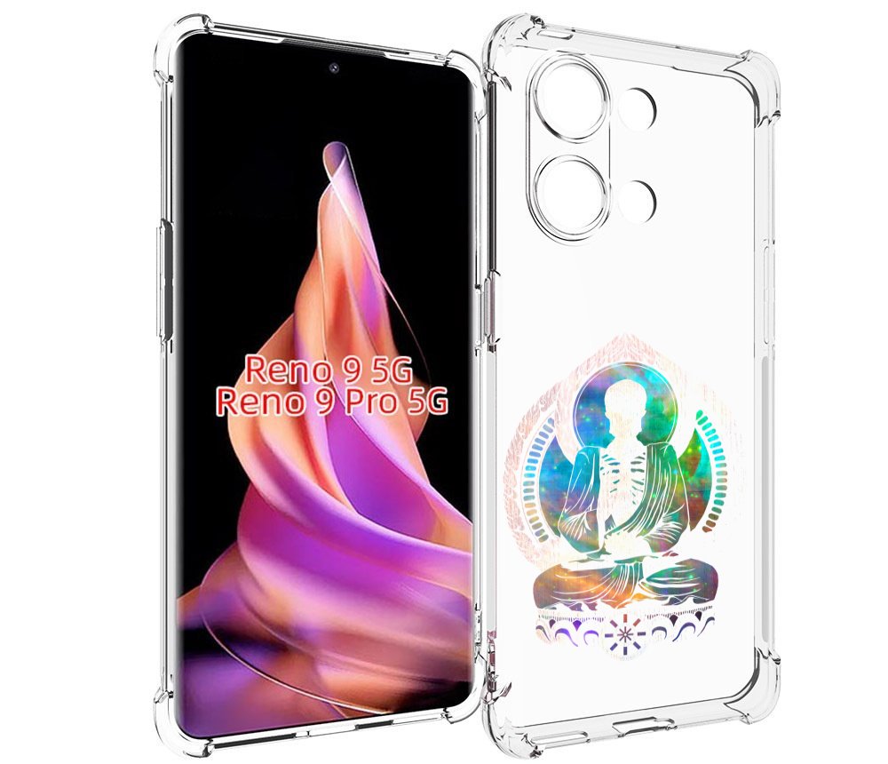 

Чехол MyPads умный скелет для Oppo Reno 9/Reno 9 Pro, Прозрачный, Tocco