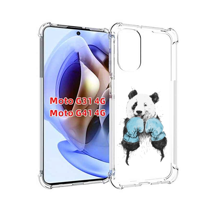 

Чехол MyPads панда боксер для Motorola Moto G31 4G / G41 4G, Прозрачный, Tocco