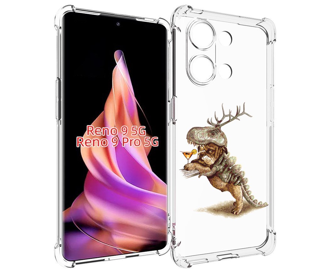 

Чехол MyPads тематическая вечеринка для Oppo Reno 9/Reno 9 Pro, Прозрачный, Tocco