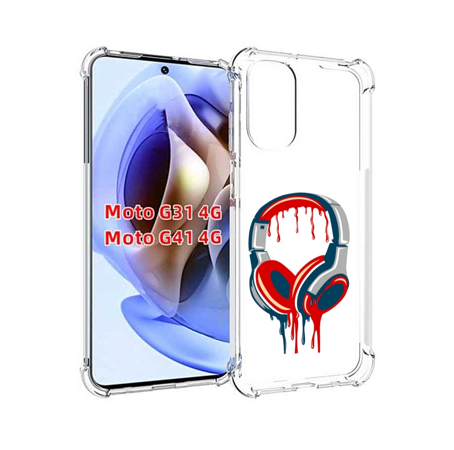 

Чехол MyPads не делай громко для Motorola Moto G31 4G / G41 4G, Прозрачный, Tocco