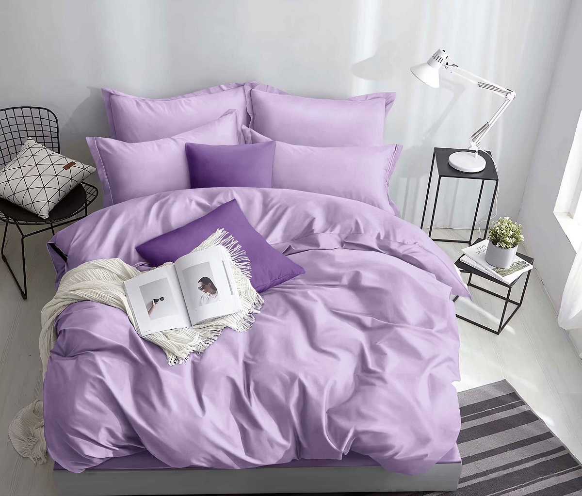 

Постельное белье Simple House "Lavender" евро, Lavender