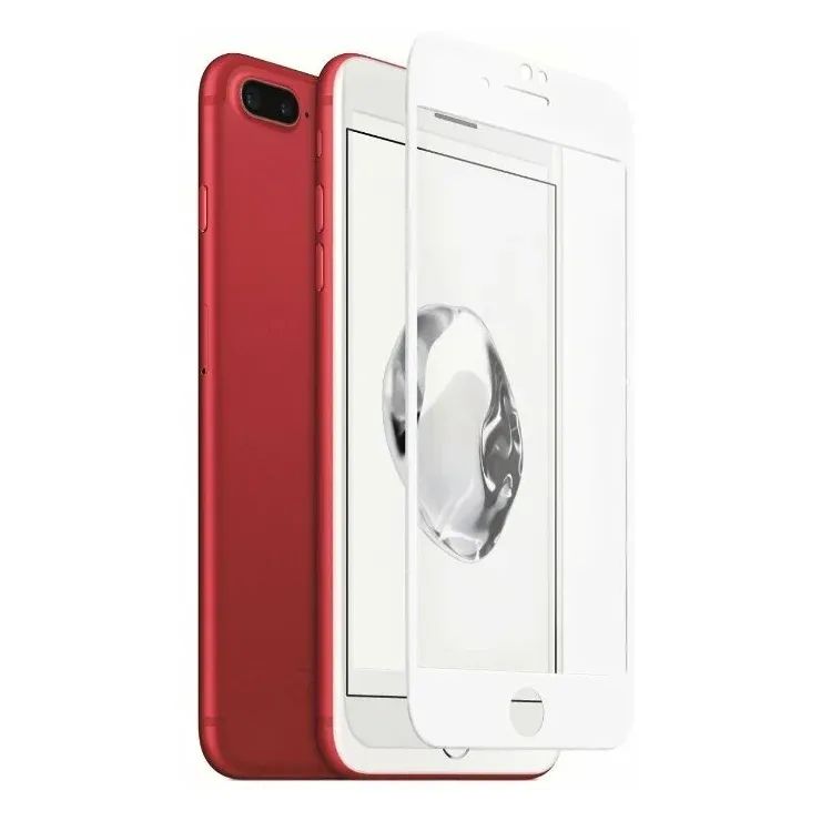 Защитное стекло 99D для iPhone 7 Plus/8 Plus, белый 100042511029