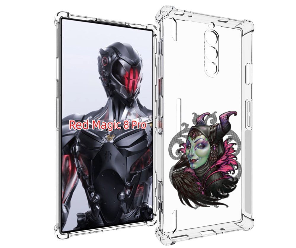 

Чехол MyPads зеленая девушка с вороном для ZTE Nubia Red Magic 8 Pro / Red Magic 8 Pro ..., Tocco