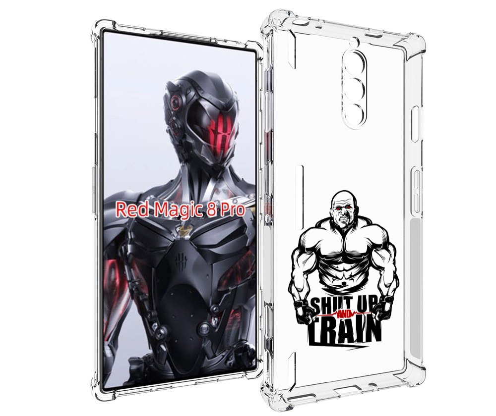 Чехол MyPads здоровое тело для ZTE Nubia Red Magic 8 Pro / Red Magic 8 Pro Plus