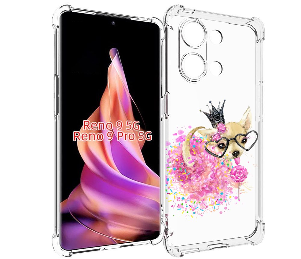 

Чехол MyPads сладкая принцесса для Oppo Reno 9/Reno 9 Pro, Прозрачный, Tocco