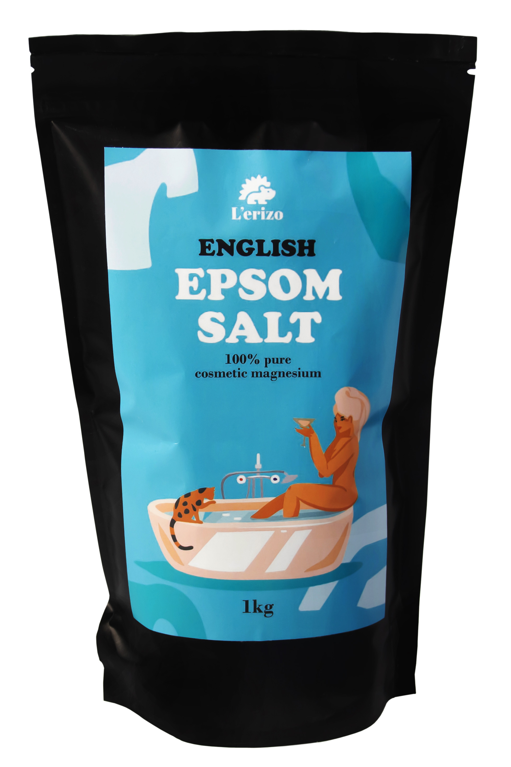 

СОЛЬ АНГЛИЙСКАЯ EPSOM для ванной 1кг, Белый, Соль