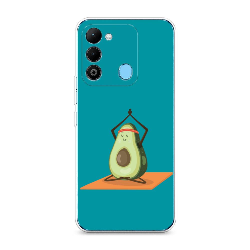 

Чехол на Tecno Spark Go 2022 "Расслабься с авокадо", Голубой, 302850-6