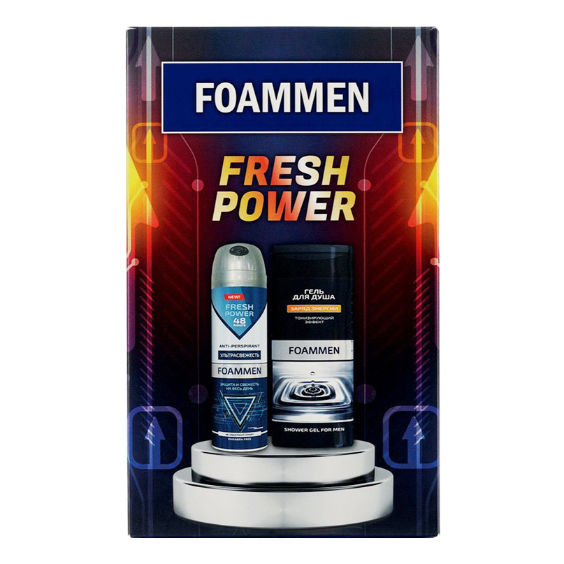 Набор средств для тела Foammen Fresh Power для мужчин 2 предмета