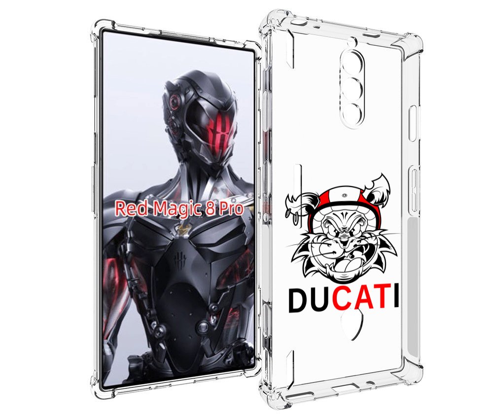 Чехол MyPads дукати для ZTE Nubia Red Magic 8 Pro / Red Magic 8 Pro Plus