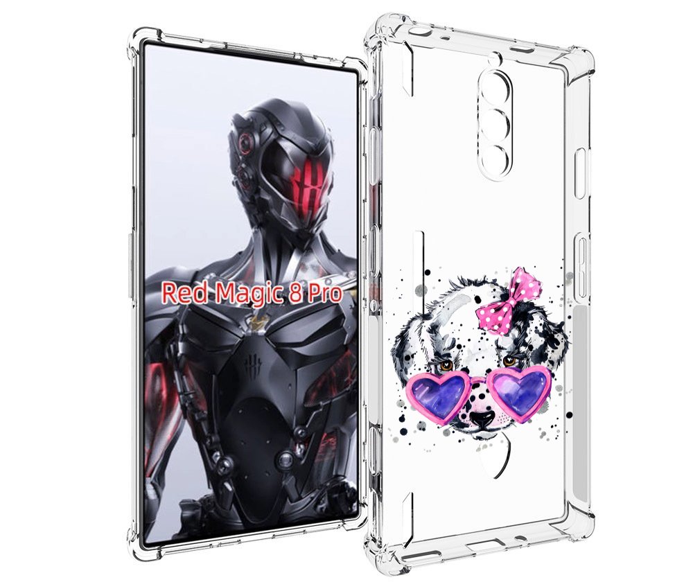 

Чехол MyPads долматинец в очках для ZTE Nubia Red Magic 8 Pro / Red Magic 8 Pro Plus, Tocco