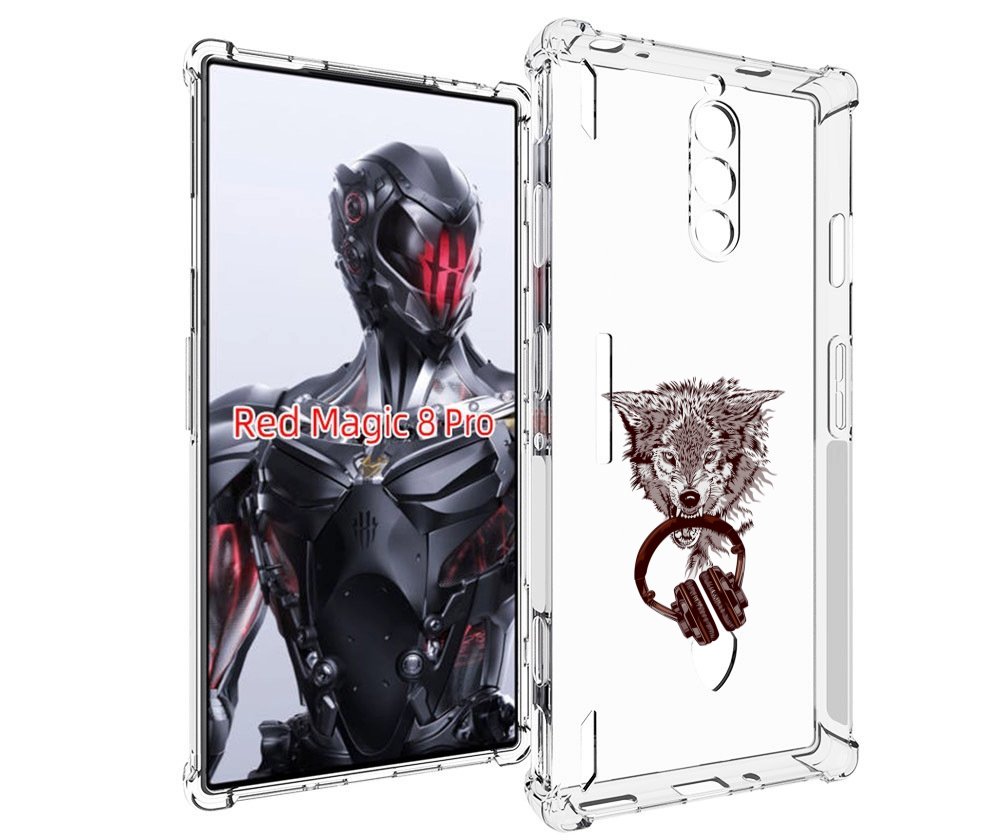 

Чехол MyPads дикий волк для ZTE Nubia Red Magic 8 Pro / Red Magic 8 Pro Plus, Tocco
