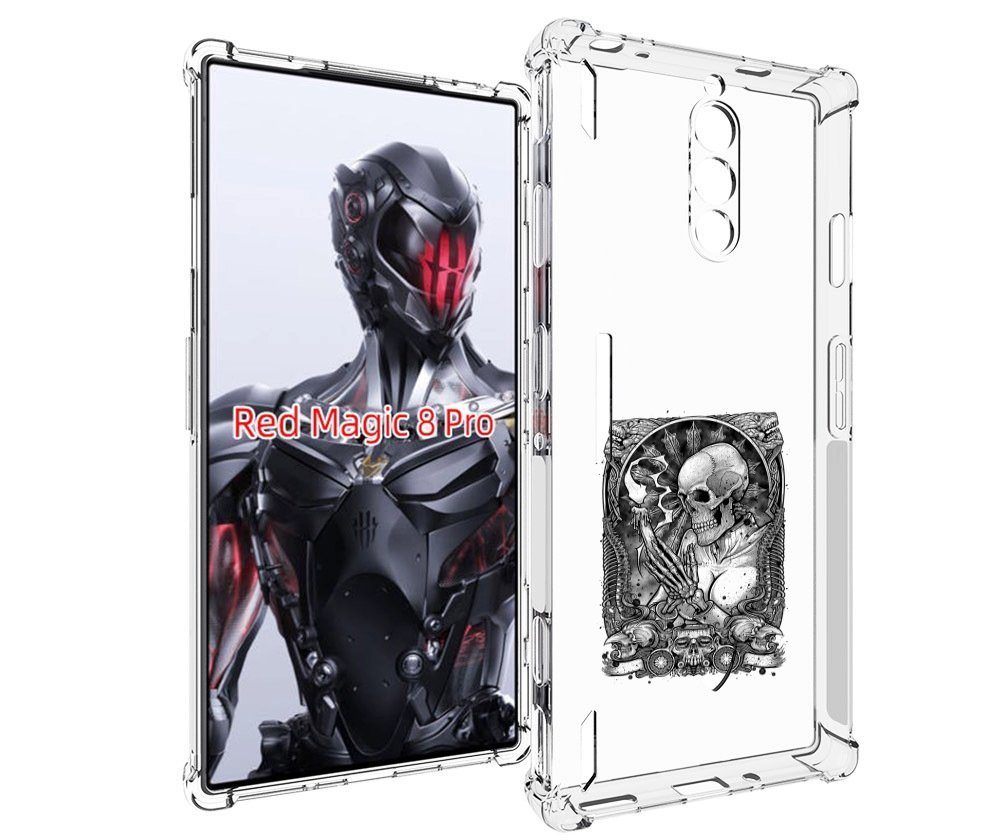 

Чехол MyPads девушка скелет для ZTE Nubia Red Magic 8 Pro / Red Magic 8 Pro Plus, Tocco