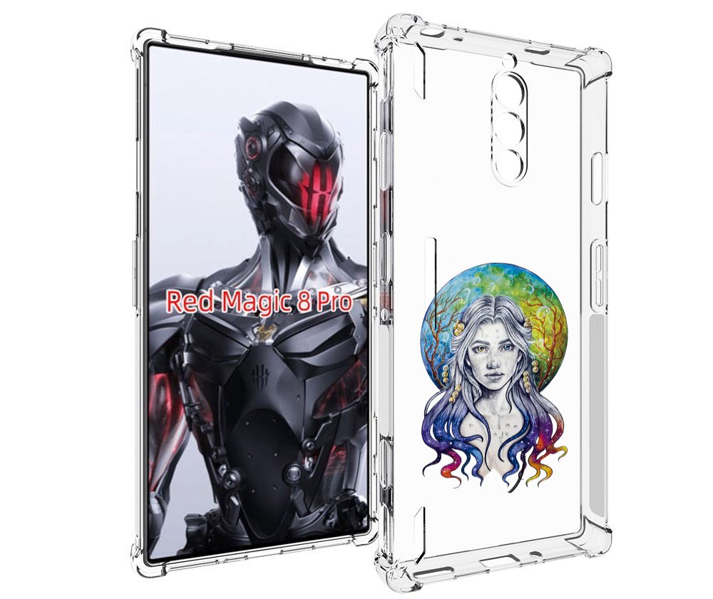 

Чехол MyPads девушка с красивыми волосами для ZTE Nubia Red Magic 8 Pro / Red Magic 8 P..., Tocco