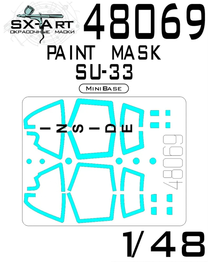 48069SX Окрасочная маска SU-33 MINIBASE