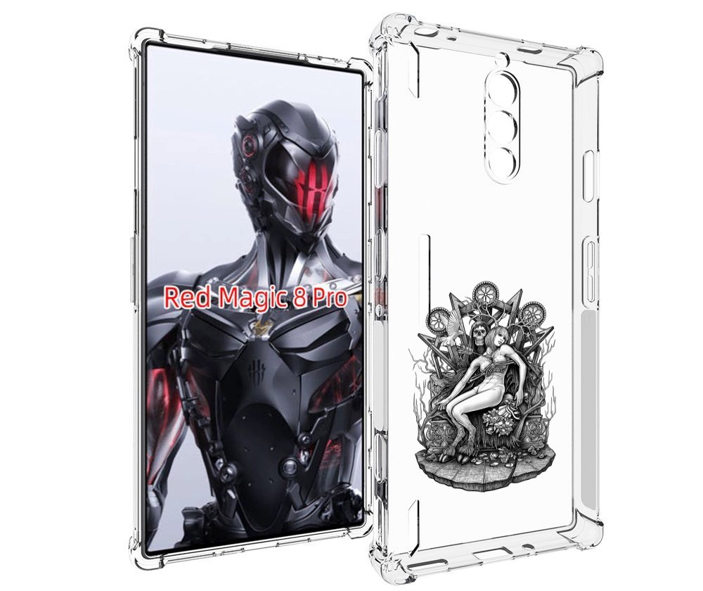 

Чехол MyPads девушка на троне для ZTE Nubia Red Magic 8 Pro / Red Magic 8 Pro Plus, Tocco