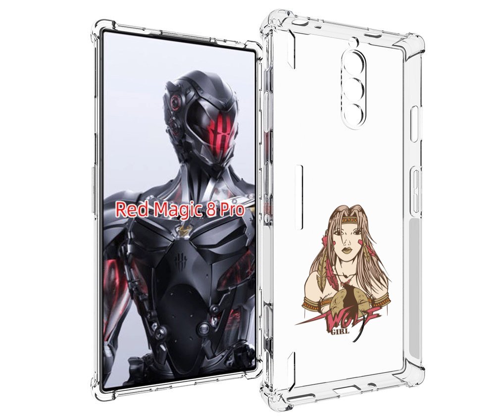 

Чехол MyPads девушка волк для ZTE Nubia Red Magic 8 Pro / Red Magic 8 Pro Plus, Tocco