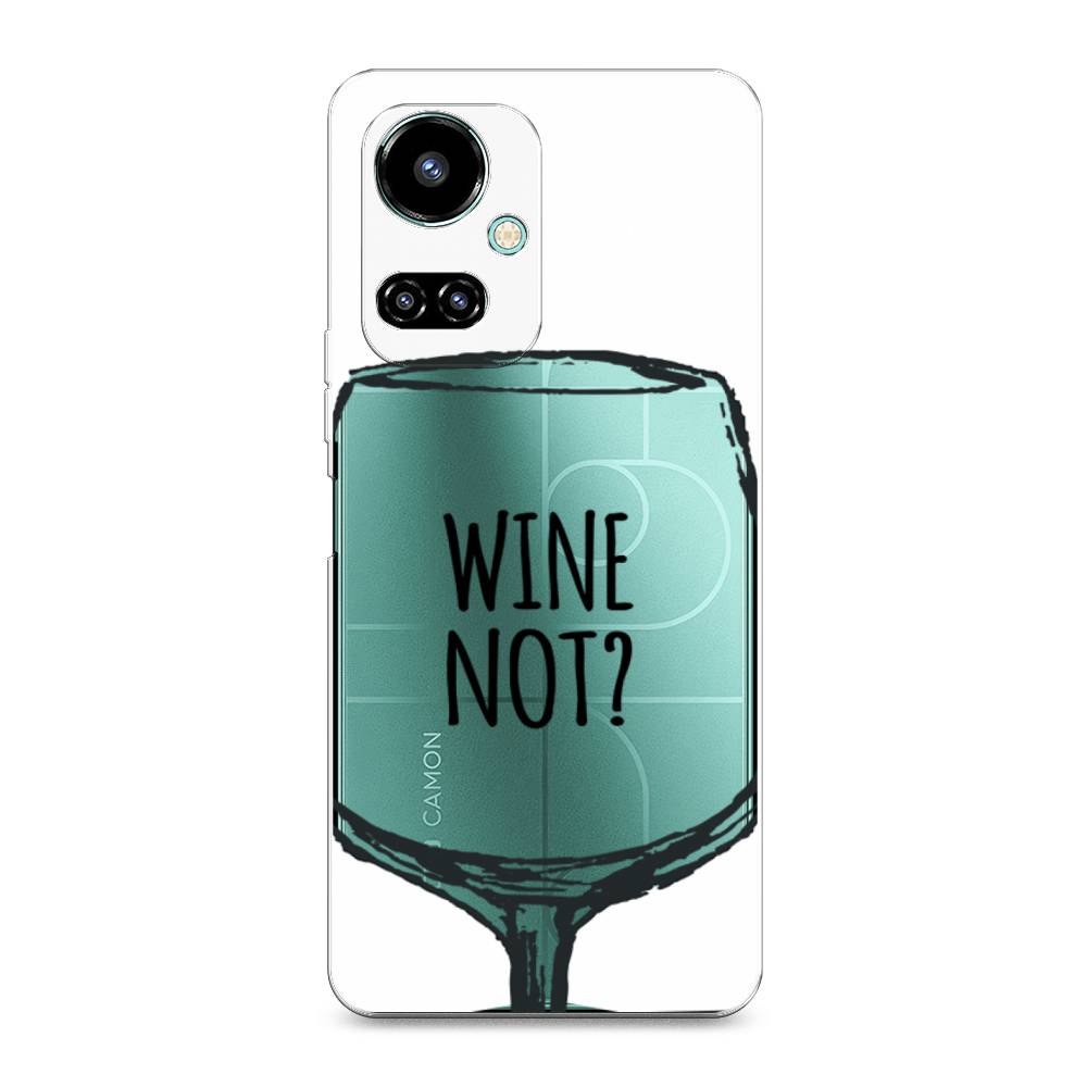 

Чехол на Tecno Camon 19 "Wine not white", Белый, 302250-6