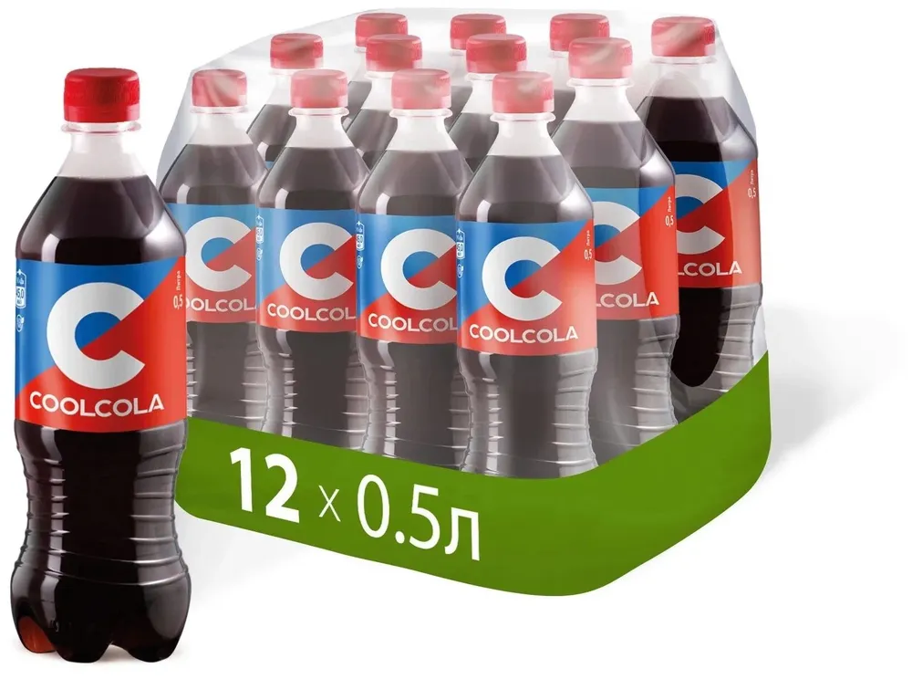 Напиток CoolCola(Кул Кола), 12 штук по 0,5 л