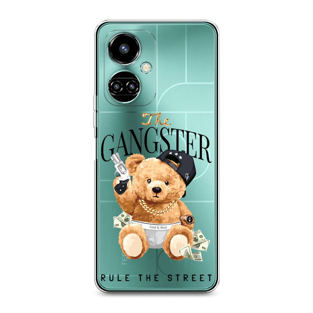 

Чехол на Tecno Camon 19 "The Gangster", Бежевый;серый;черный, 302250-6