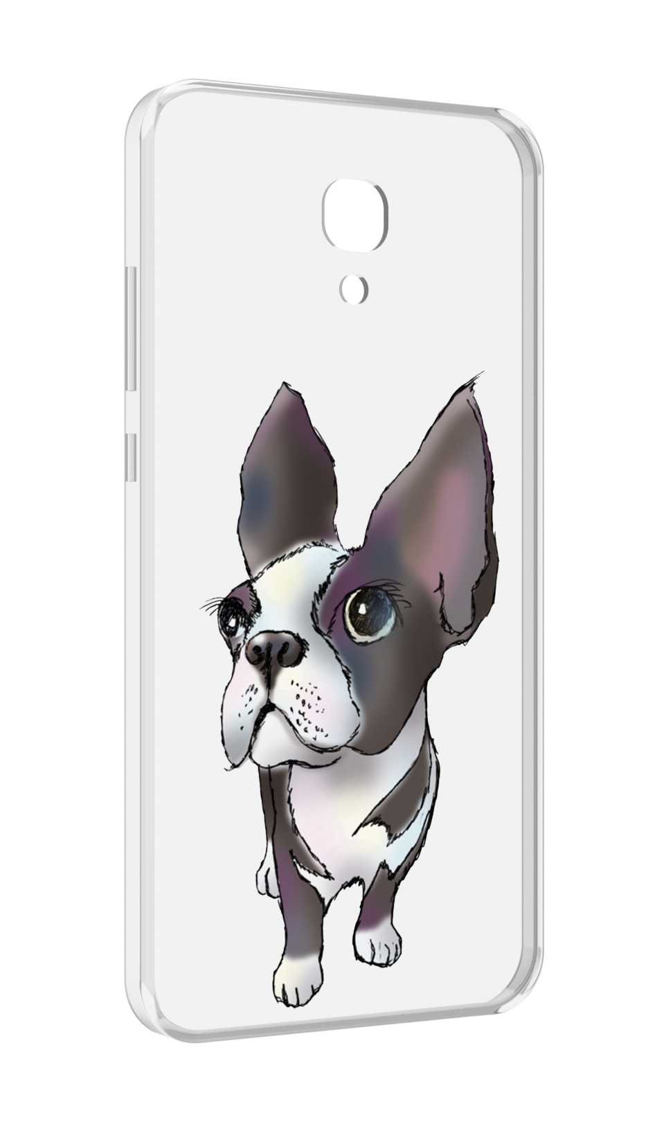 

Чехол MyPads Бульдожка для Meizu M6 (M711Q), Прозрачный, Tocco