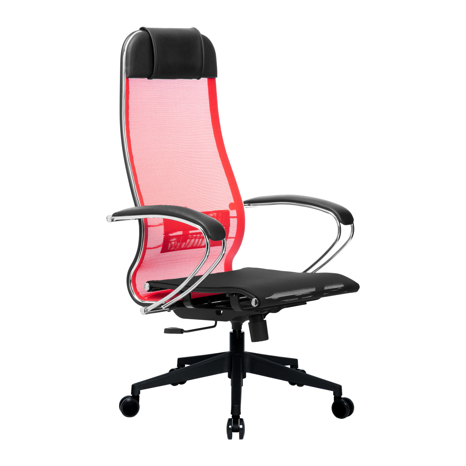 Кресло компьютерное МЕТТА-4(MPRU)/подл.131/осн.002 Красный/Красный