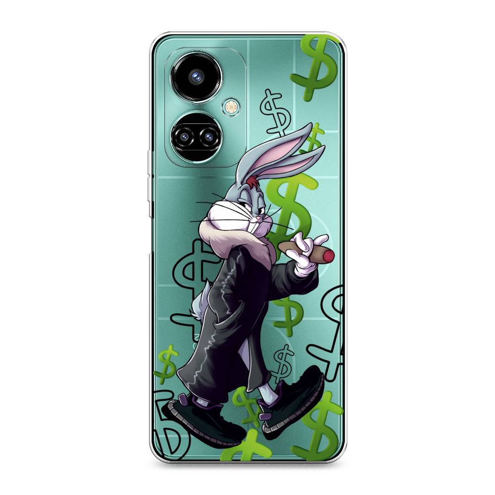 

Чехол на Tecno Camon 19 "Rich Bugs Bunny", Зеленый;черный;голубой, 302250-6