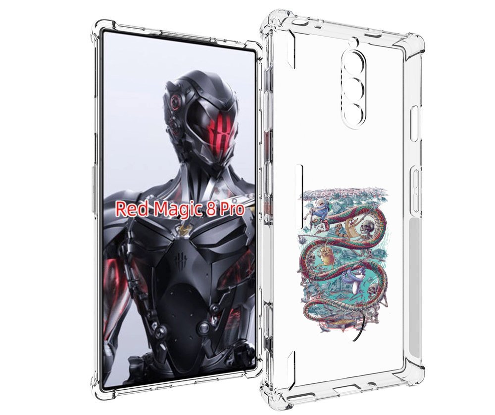 

Чехол MyPads время приключений страшилка для ZTE Nubia Red Magic 8 Pro / Red Magic 8 Pr..., Tocco