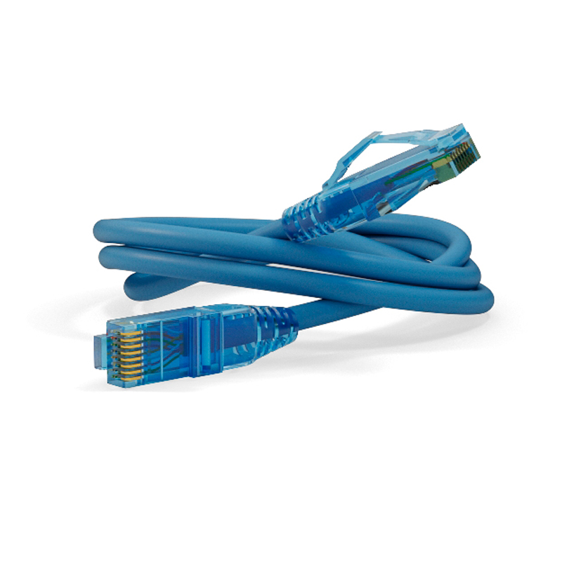 

Патч-корд Hyperline RJ-45 - RJ-45 вилка-вилка 2м (PC-LPM-UTP-RJ45-RJ45-C6-2M) синий