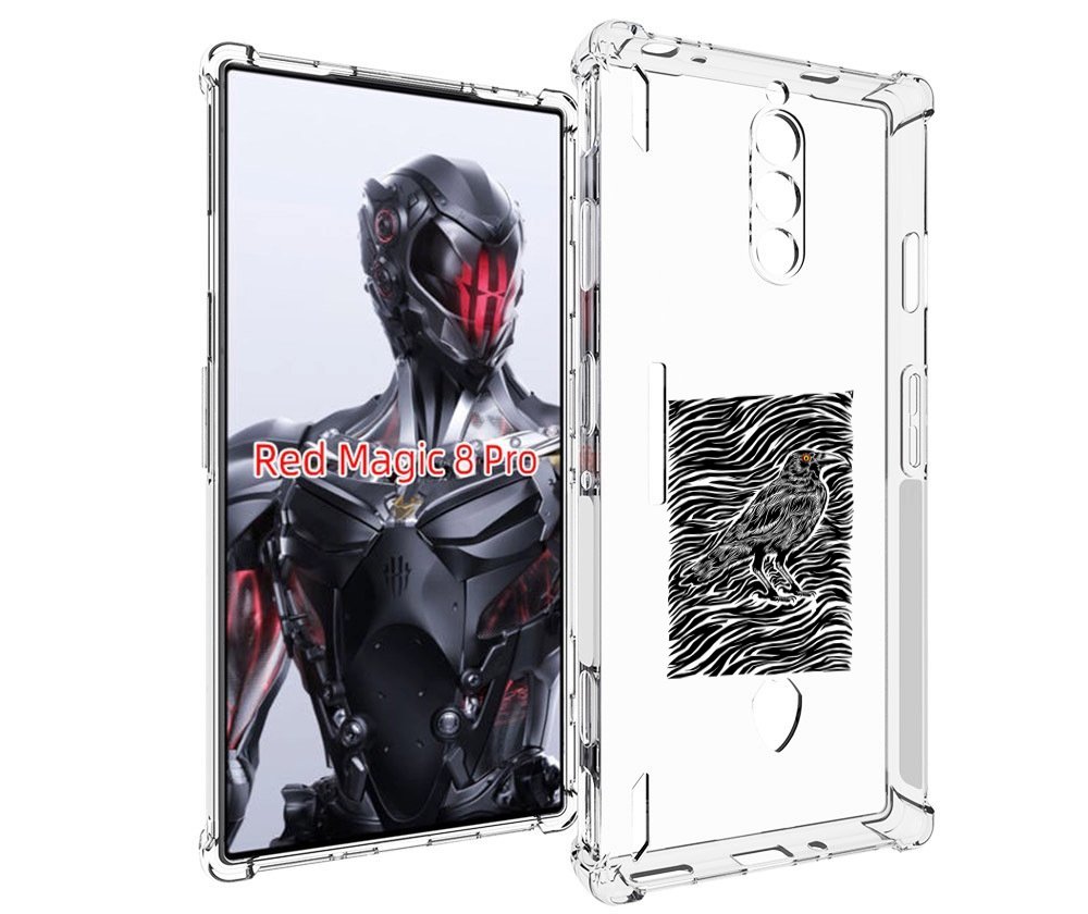 

Чехол MyPads ворон в абстракции для ZTE Nubia Red Magic 8 Pro / Red Magic 8 Pro Plus, Tocco