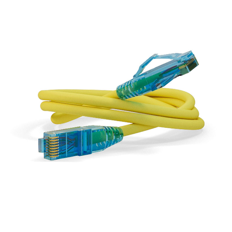 

Патч-корд Hyperline RJ-45 - RJ-45 вилка-вилка 1м (PC-LPM-UTP-RJ45-RJ45-C6-1M) желтый