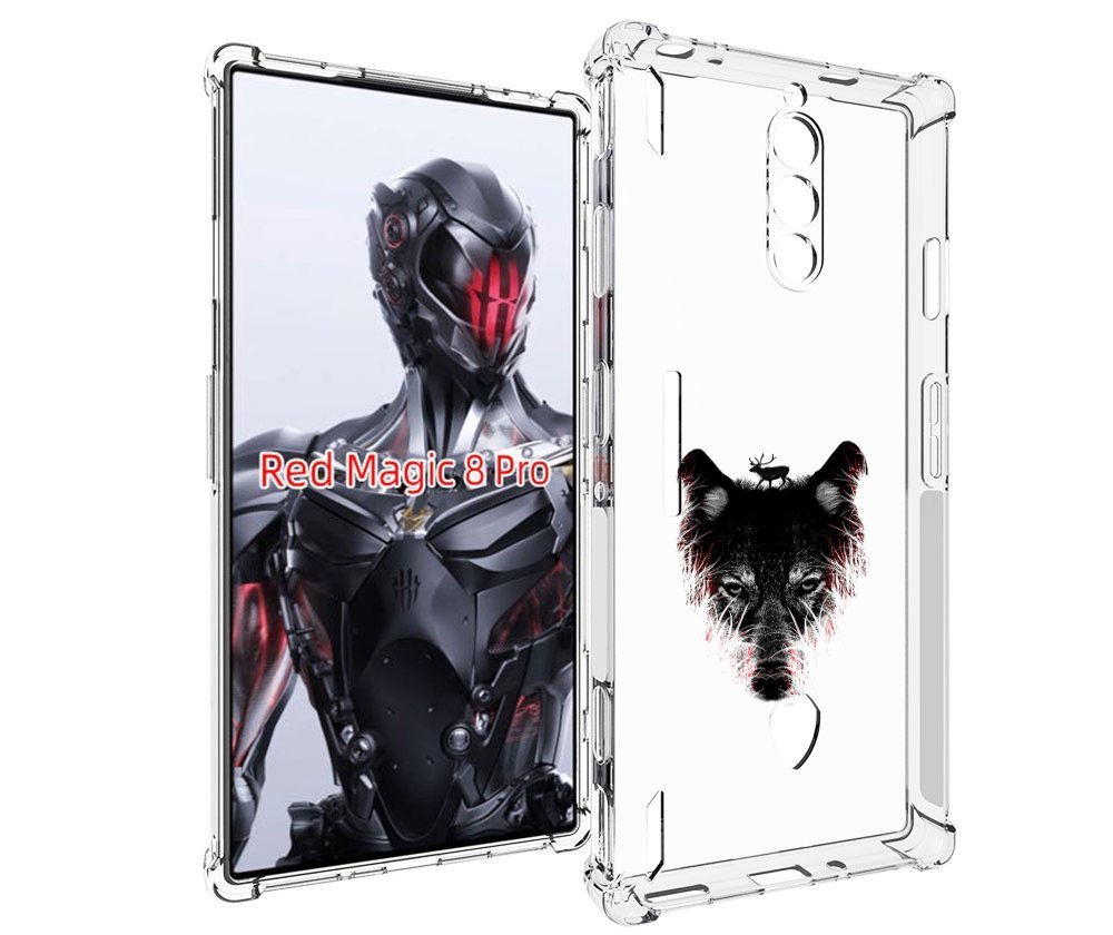 

Чехол MyPads волк в траве для ZTE Nubia Red Magic 8 Pro / Red Magic 8 Pro Plus, Tocco