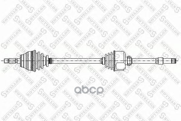 

158 1758-Sх_Привод Левый 625Mm Авs, 21066 Rеnаult Сliо 1.2-1.6 98> STELLOX 1581758sx