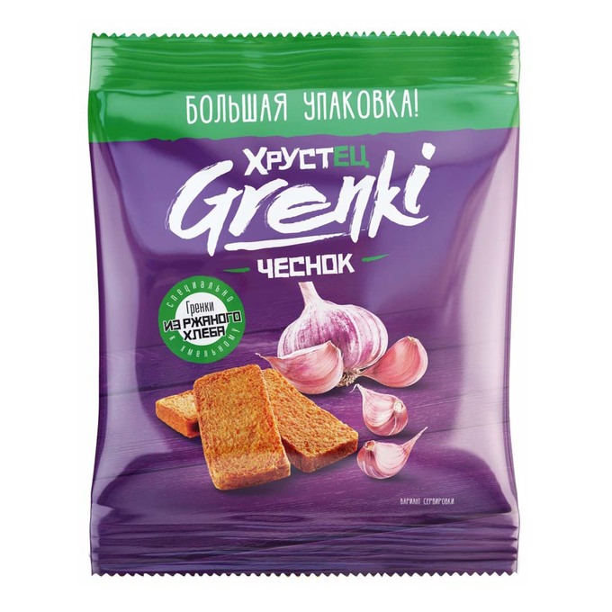 

Гренки ржаные Хрустец чеснок 130 г