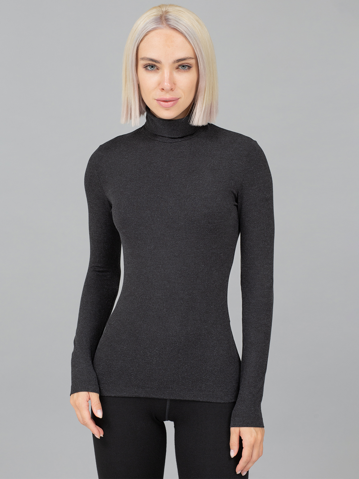 

Водолазка женская Oxouno OXO 0144 THERMAL CITY черная 2XL, OXO 0144 THERMAL CITY