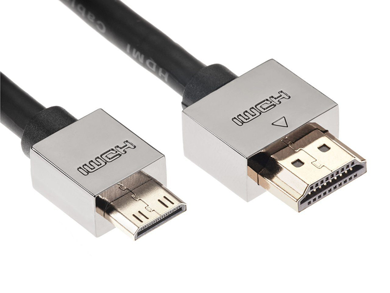 фото Кабель vcom hdmi 19m - minihdmi 19m ver 2.0 + 3d / ethernet 1.8m cg506ac-1.8m