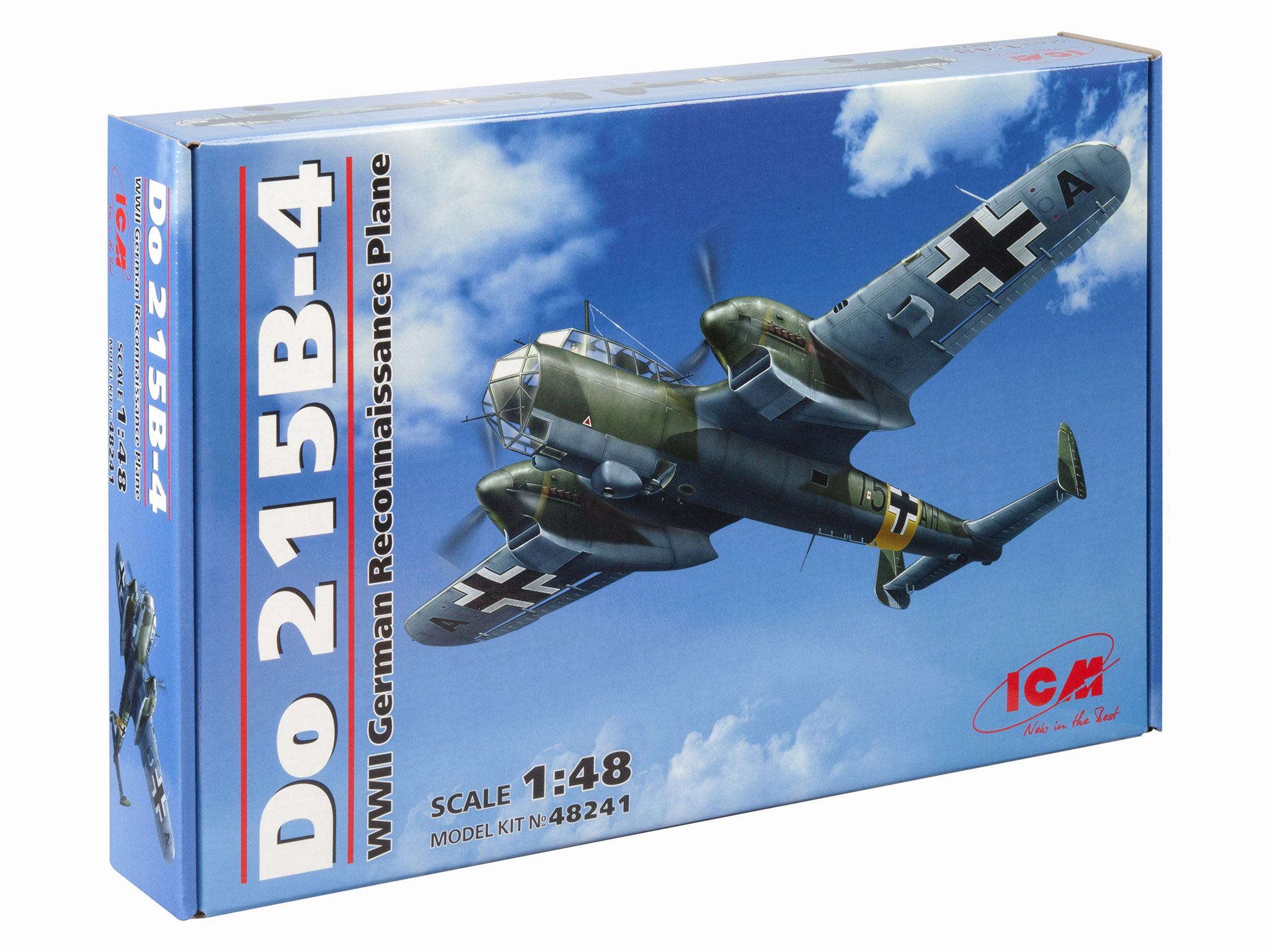

Сборная модель ICM 1/48 Германский самолет-разведчик II МВ, Do 215B-4 48241