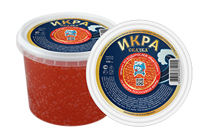 

Икра имитированная красная Сказка со вкусом лососевой икры зернистая 450 г