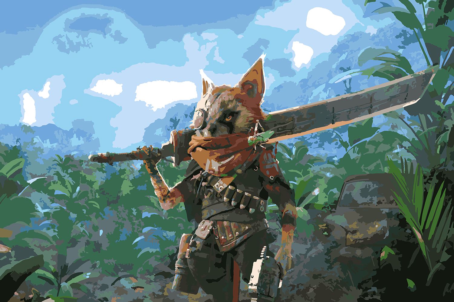 

Картина по номерам Красиво Красим BIOMUTANT, 90 х 120 см, BIOMUTANT