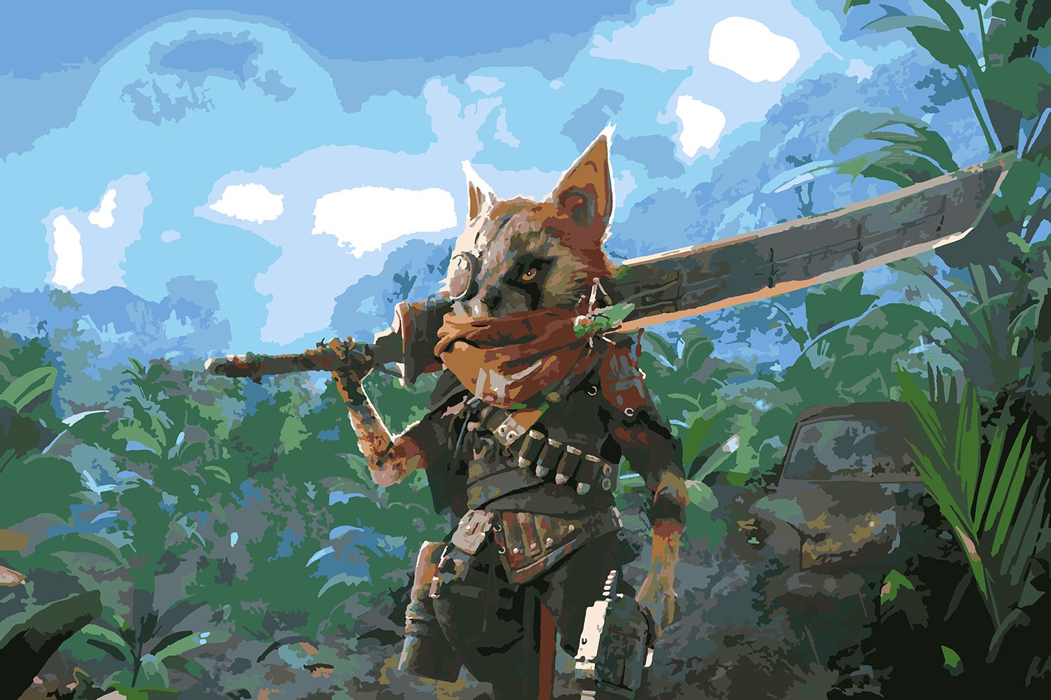 

Картина по номерам Красиво Красим BIOMUTANT, 50 х 70 см, BIOMUTANT