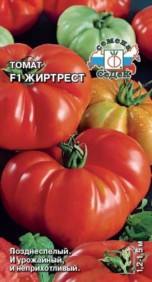 

Семена томат Жиртрест F1 СеДеК 14448 1 уп., томат1