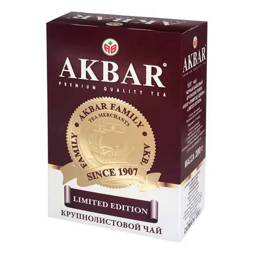 

Чай черный Akbar Гранатовая серия байховый крупнолистовой 200 г