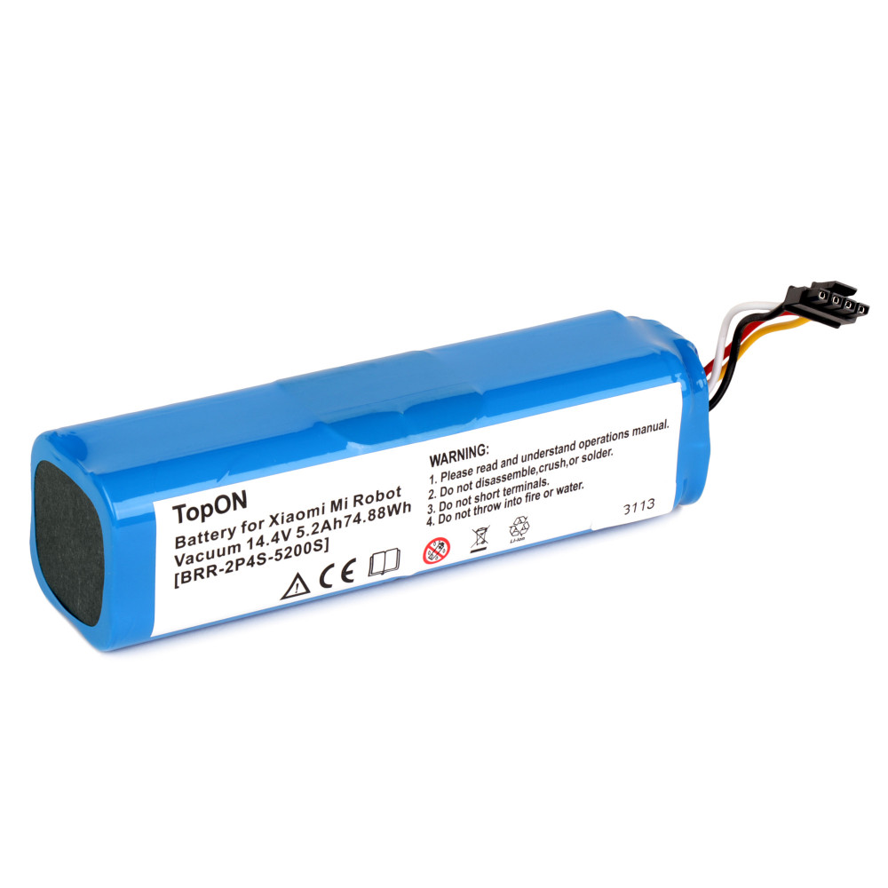 

Аккумулятор для пылесоса Xiaomi V-RVCLM21B (14.4V, 5.2Ah)