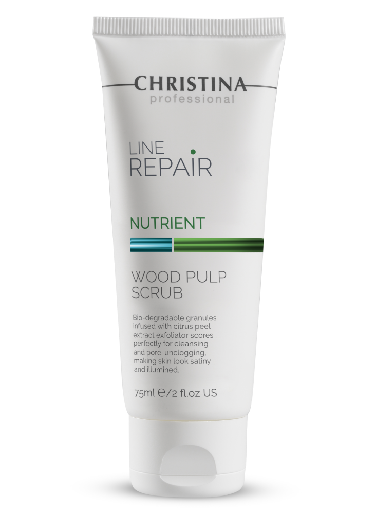 Скраб с частицами коры цитрусовых Christina Line Repair Nutrient christina тоник активный ягоды годжи line repair nutrient goji berries active toner 300 мл