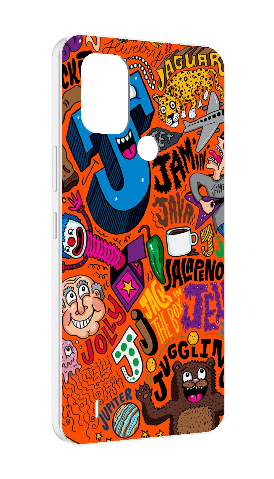 

Чехол MyPads funky-decor для Nokia C31, Прозрачный, Tocco