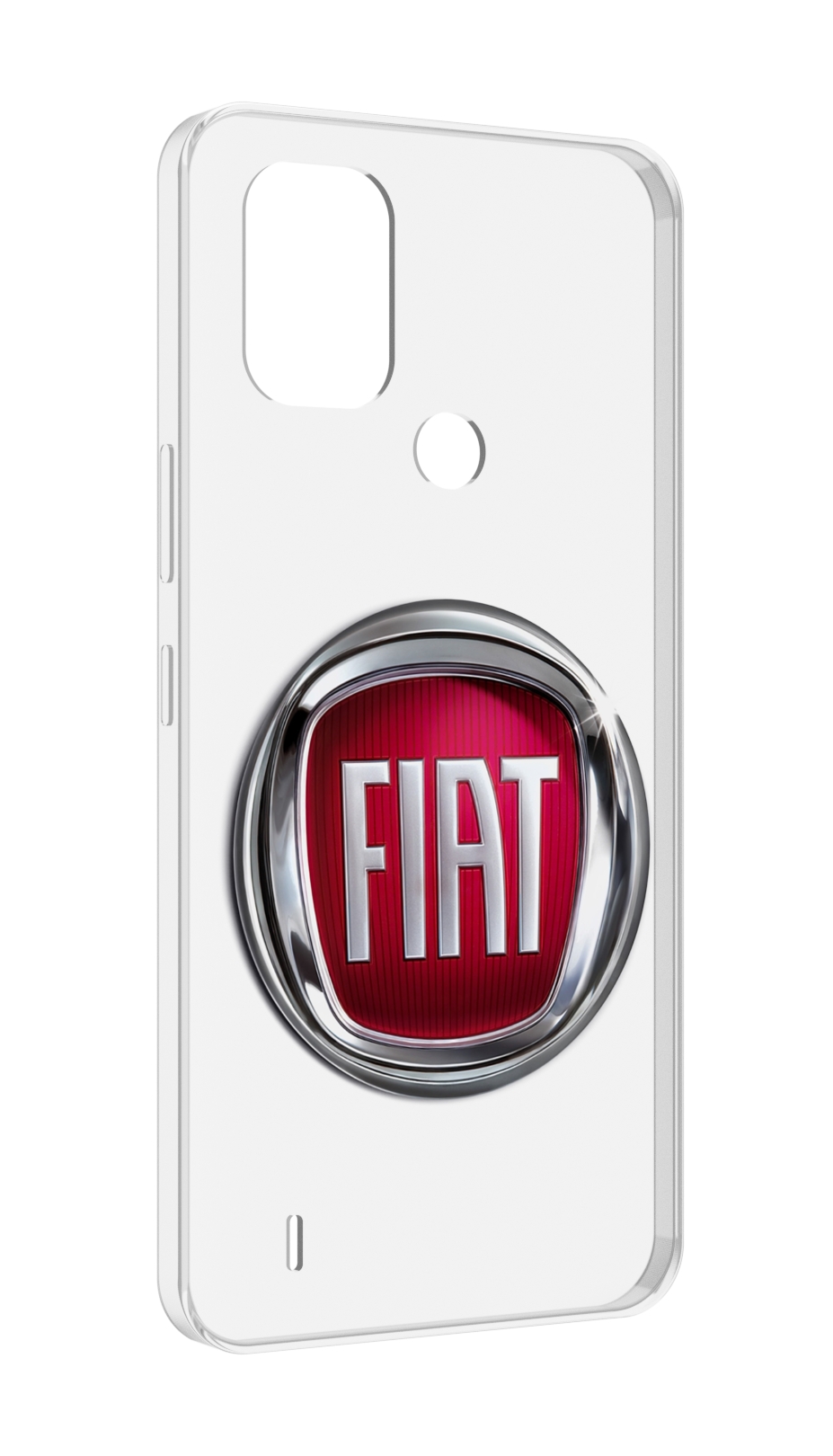 

Чехол MyPads fiat мужской для Nokia C31, Прозрачный, Tocco